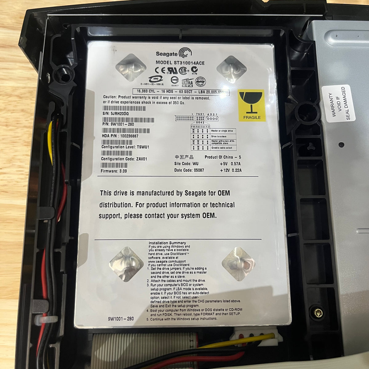 Original Xbox Console with Halo Controller (New Capacitors)