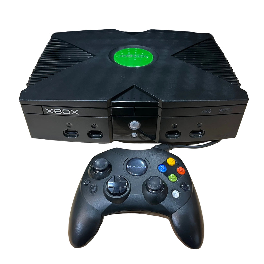 Original Xbox Console with Halo Controller (New Capacitors)