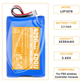 PS5 XDOU Battery - Tested 2570 mAh - Add-On
